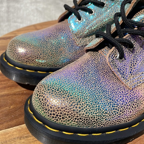 Dr. Martens Women’s 1460 Rainbow Ray Suede Lace Up Boots Size 9 - Picture 11 of 11